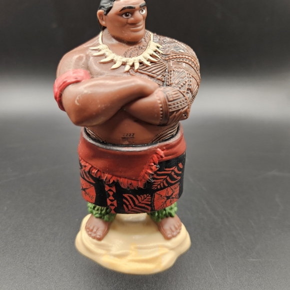 Lot of 3 Disney Moana figures toy/cake toppers 3-4" - Picture 5 of 8